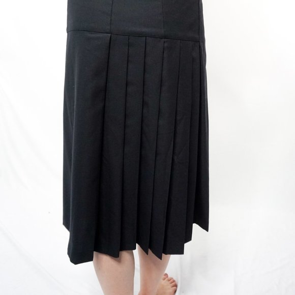 TOTOKAELO Shuri Wool Blend Pleated Wrap Skirt NWT - Picture 7 of 8